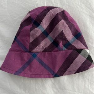 Baby Burberry Plaid Sun Hat